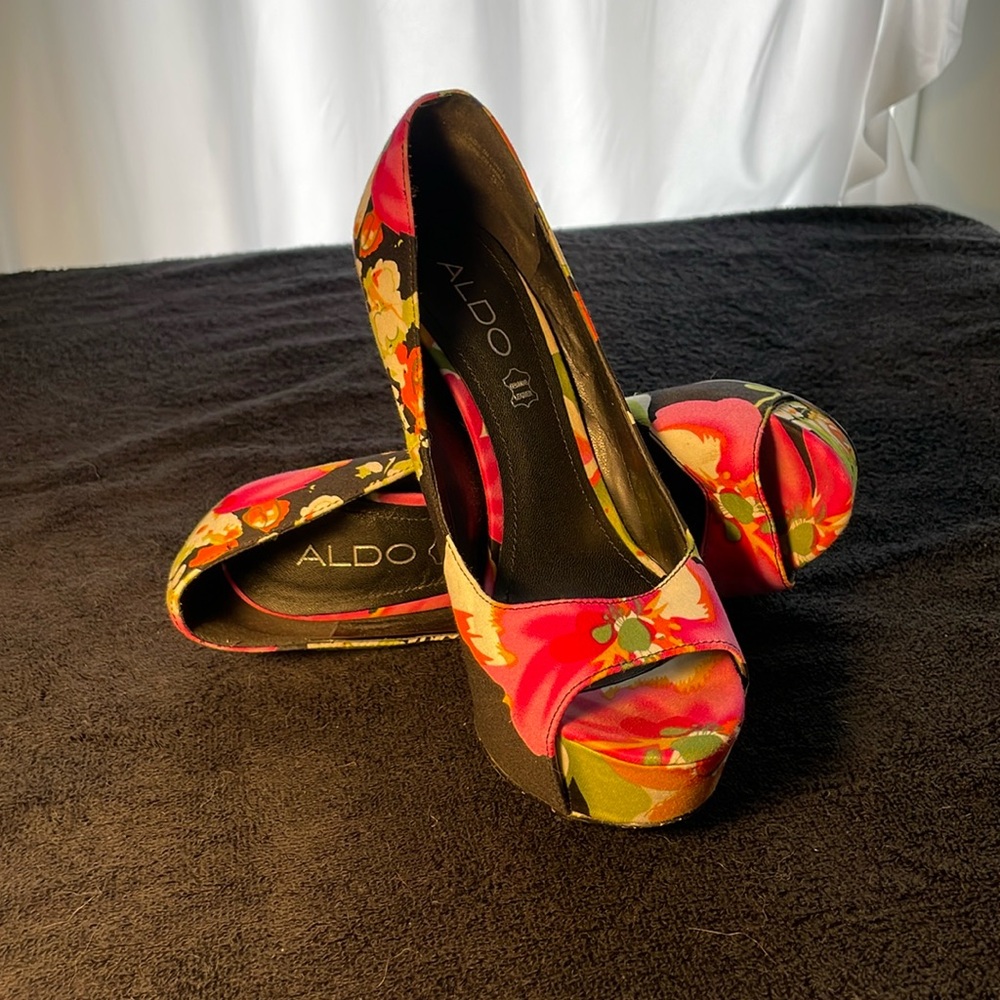 Aldo floral stilettos
